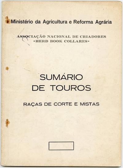 SUMARIO DE TOUROS EDITADA (1)