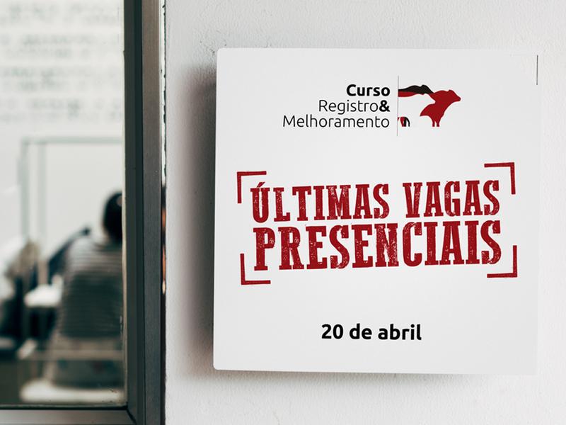 Últimas inscrições para o Curso Registro&Melhoramento da ANC