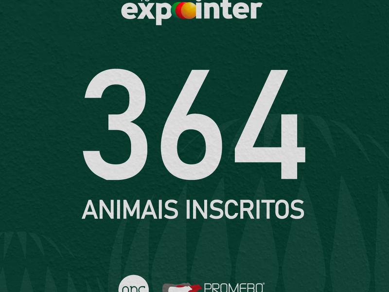 ANC tem alta de 47,3% nas inscrições para a Expointer 2022