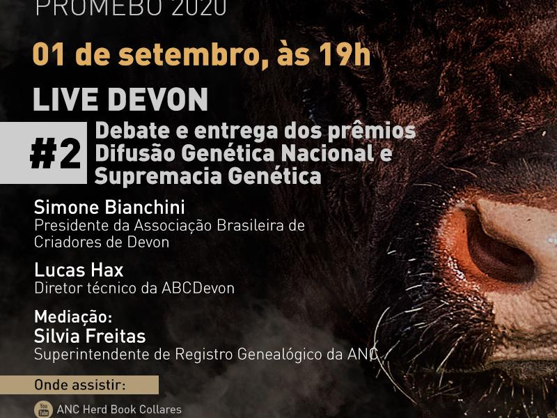 Devon abre série de lives da ANC com raças de gado de corte sobre melhoramento genético